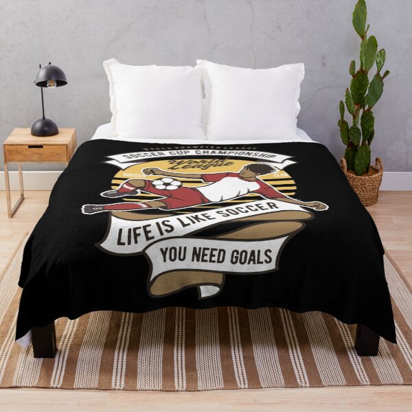 Item preview, Life is like Soccer you need goals Soccer Fan Football Champion designed and sold by Sunnyhova.