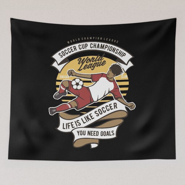 Item preview, Life is like Soccer you need goals Soccer Fan Football Champion  designed and sold by Sunnyhova.