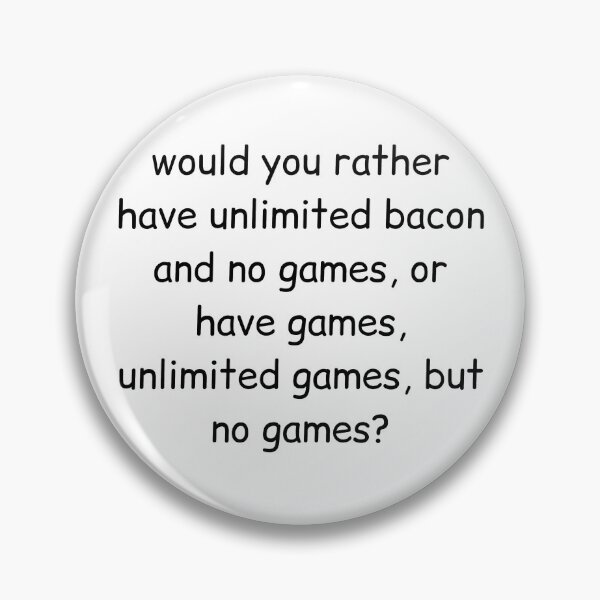 Item preview, unlimited games designed and sold by pretztail.