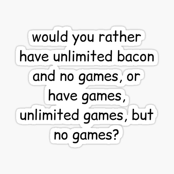 Item preview, unlimited games designed and sold by pretztail.