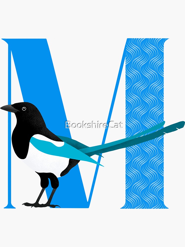 M is for Magpie by BookshireCat