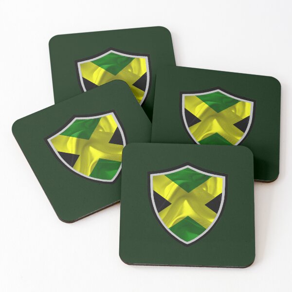 Item preview, Jamaican shield flag designed and sold by P-I-R.