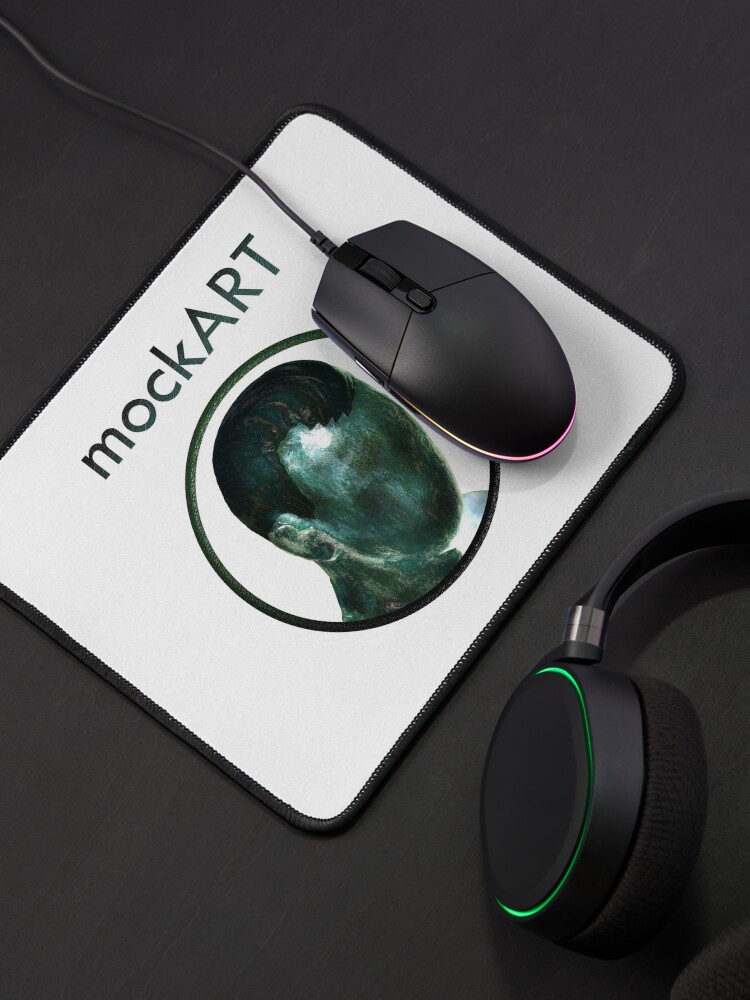 Thumbnail 4 of 5, Mouse Pad, mockART - Faceless Logo designed and sold by mockART.