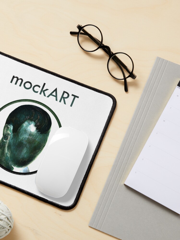 Thumbnail 3 of 5, Mouse Pad, mockART - Faceless Logo designed and sold by mockART.