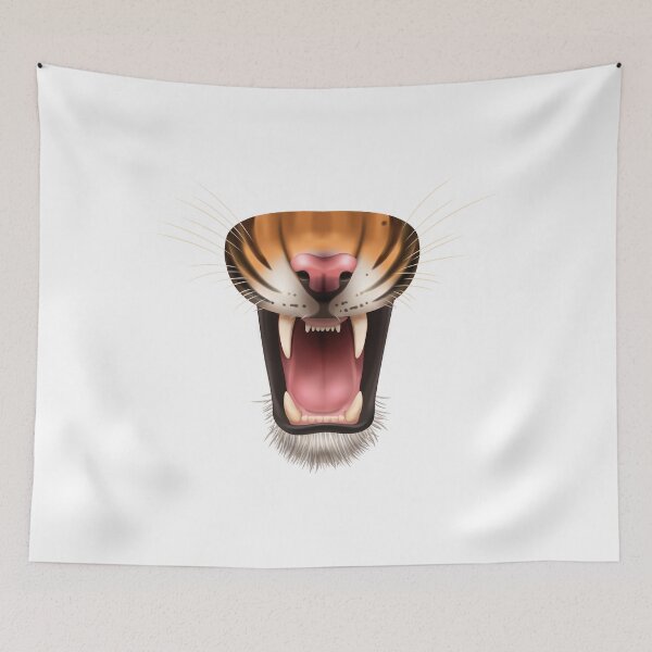 Item preview, tiger roaring designed and sold by thebaig.