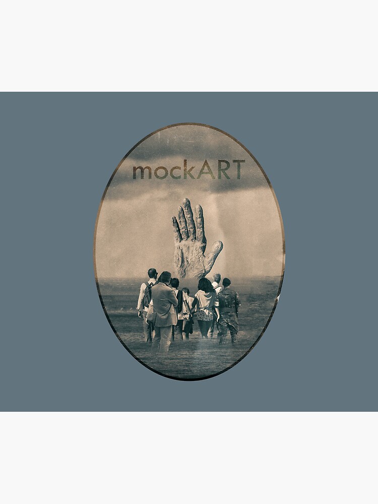 Thumbnail 5 of 5, Mouse Pad, mockART - The Hand in the Water designed and sold by mockART.