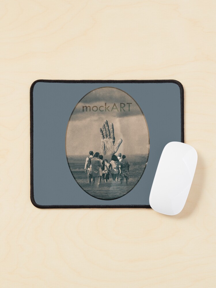 Thumbnail 1 of 5, Mouse Pad, mockART - The Hand in the Water designed and sold by mockART.