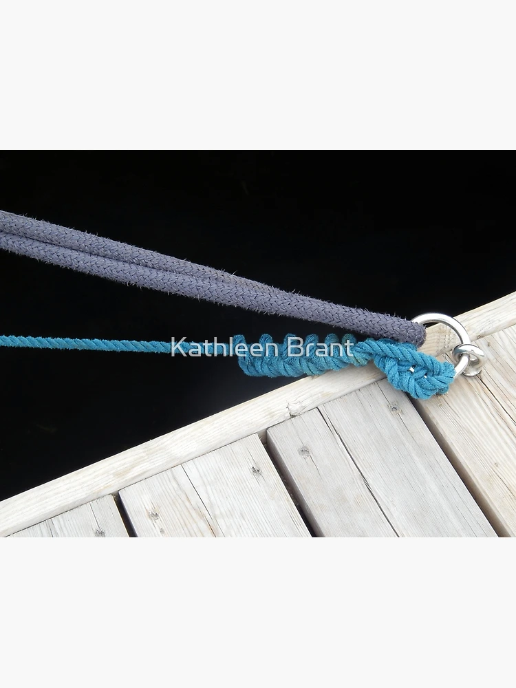 Thumbnail 3 of 3, Poster, Two Blue Ropes designed and sold by Kathleen Brant.