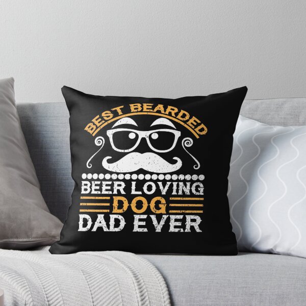 Item preview, Best Bearded Beer Loving Dog Dad Ever designed and sold by gsnepu.