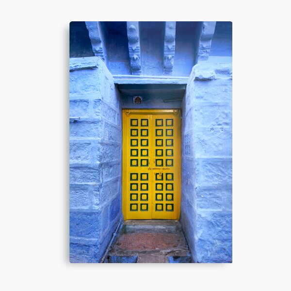 The Yellow Door Metal Print