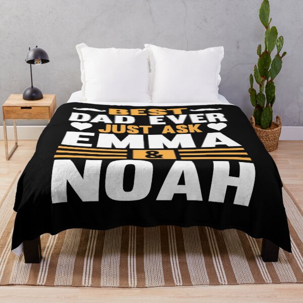Item preview, Best Dad Ever Just Ask Emma & Noah designed and sold by gsnepu.