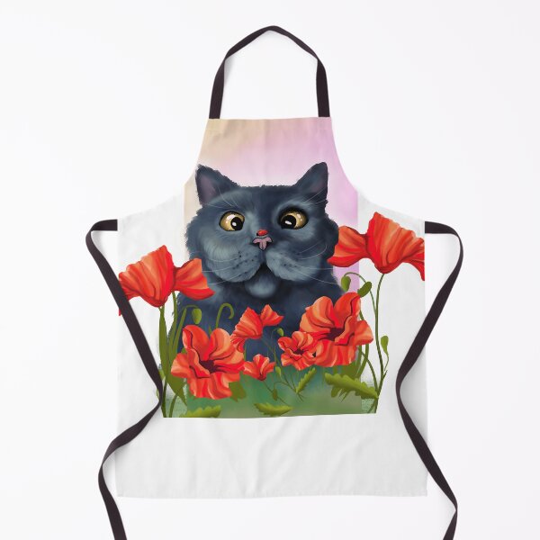 Aperçu de l'œuvre Chat et fleurs 68 créée et vendue par JadeMckay083.
