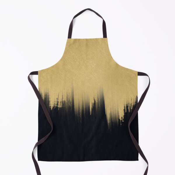 Item preview, Modern Brush strokes Gold Black Design designed and sold by NdesignTrend.