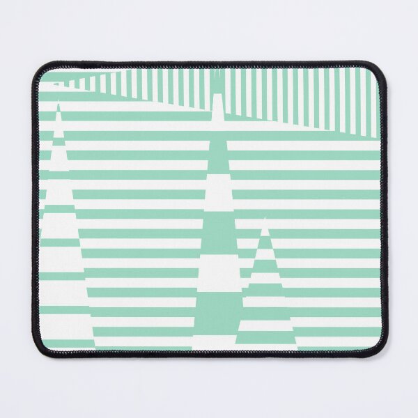 Item preview, Stripes on Stripes - Mint Green and White designed and sold by LAEC-Shop.