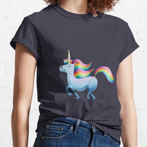 Happy Unicorn Classic T-Shirt