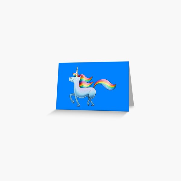 Happy Unicorn Grußkarte