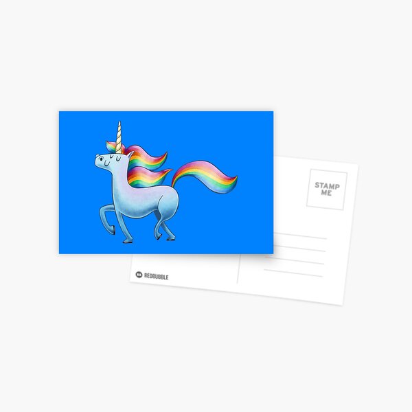 Happy Unicorn Postkarte