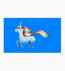 Happy Unicorn Fotodruck