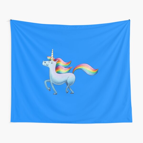 Happy Unicorn Wandbehang