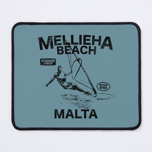 Item preview, Mellieha Beach Malta (distressed) designed and sold by NomadVTC.