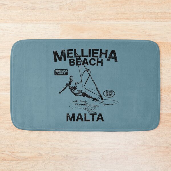 Item preview, Mellieha Beach Malta (distressed) designed and sold by NomadVTC.
