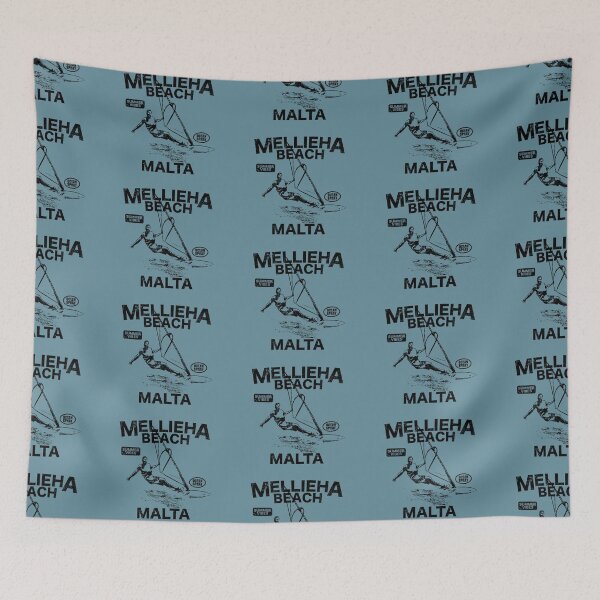 Item preview, Mellieha Beach Malta (distressed) designed and sold by NomadVTC.