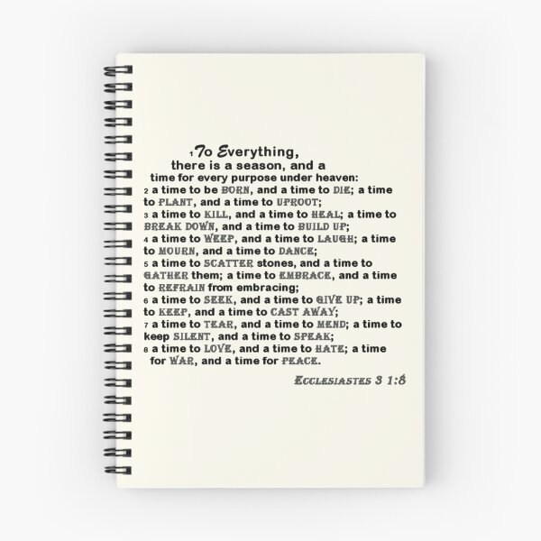 Item preview, Ecclesiastes 3 - Time and Season for Everything designed and sold by UnlockKnowledge.