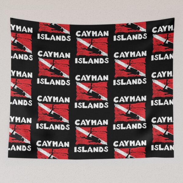 Item preview, Cayman Islands Divers Scuba Diving Flag designed and sold by Zaidan16.