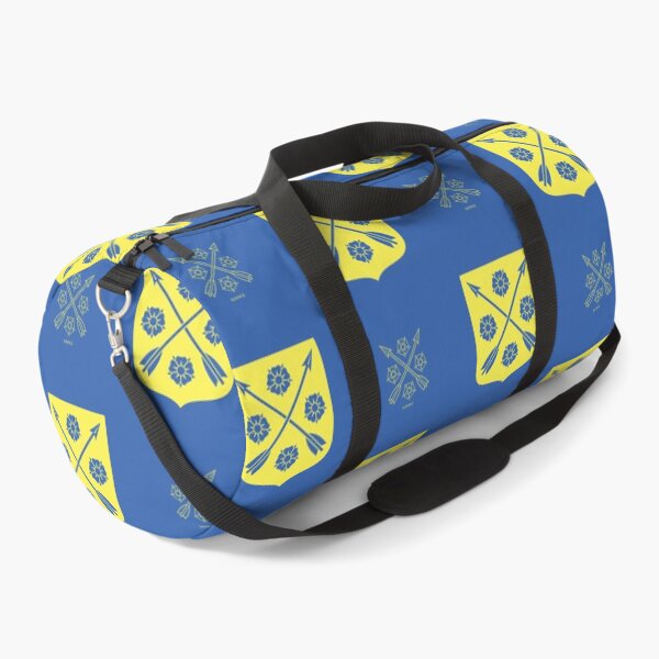 Item preview, Närke Roses Arrows, Blue and Yellow Pattern (Sweden/ Svenska landskap) designed and sold by Landskapsbutiken .com.