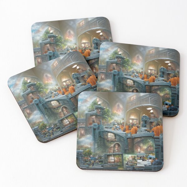 Item preview, AI Generated Art, A prison for titans fantasy designed and sold by ACC .