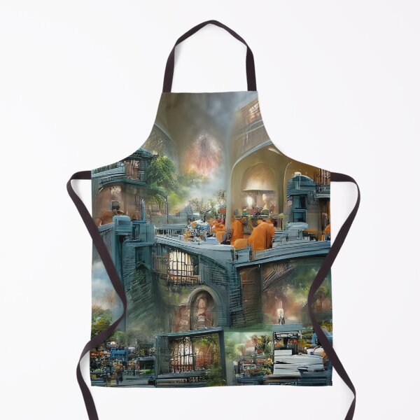 Item preview, AI Generated Art, A prison for titans fantasy designed and sold by ACC .