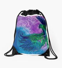Water Falcon Drawstring Bag