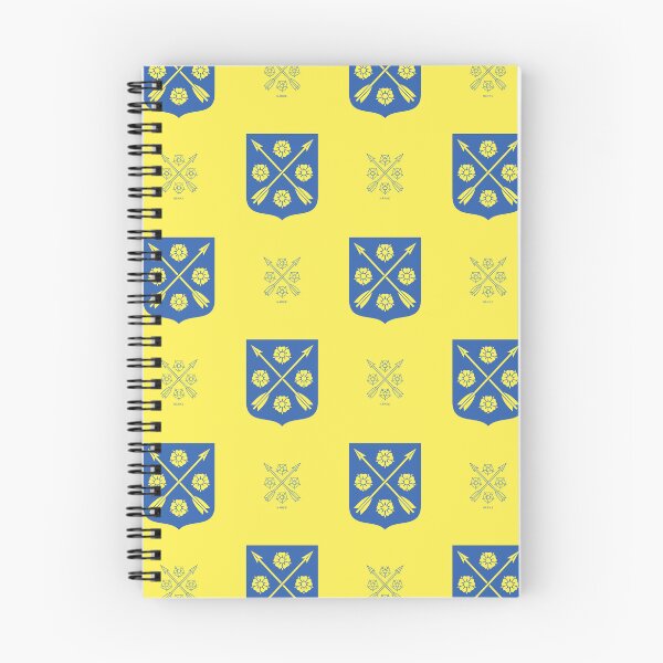 Item preview, Närke Roses Arrows, Yellow and Blue Pattern (Sweden/ Svenska landskap) designed and sold by Landskapsbutiken .com.