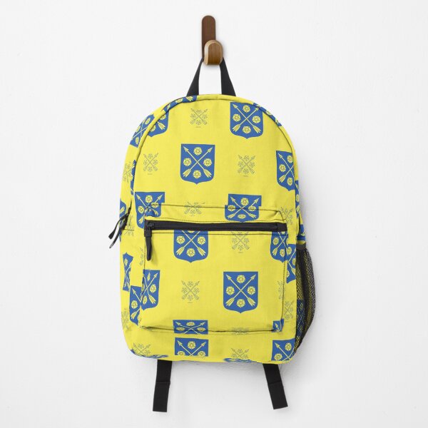 Item preview, Närke Roses Arrows, Yellow and Blue Pattern (Sweden/ Svenska landskap) designed and sold by Landskapsbutiken .com.