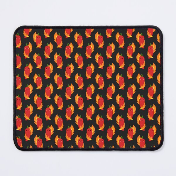 Item preview, Red chili peppers and fire designed and sold by Petits Pixels.