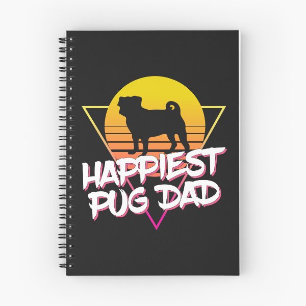 Item preview, Happiest Pug Dad Ever designed and sold by Pugstuff.