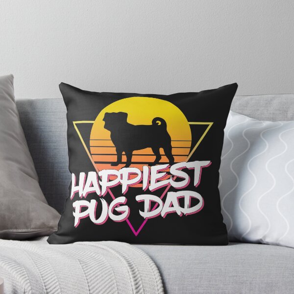 Item preview, Happiest Pug Dad Ever designed and sold by Pugstuff.