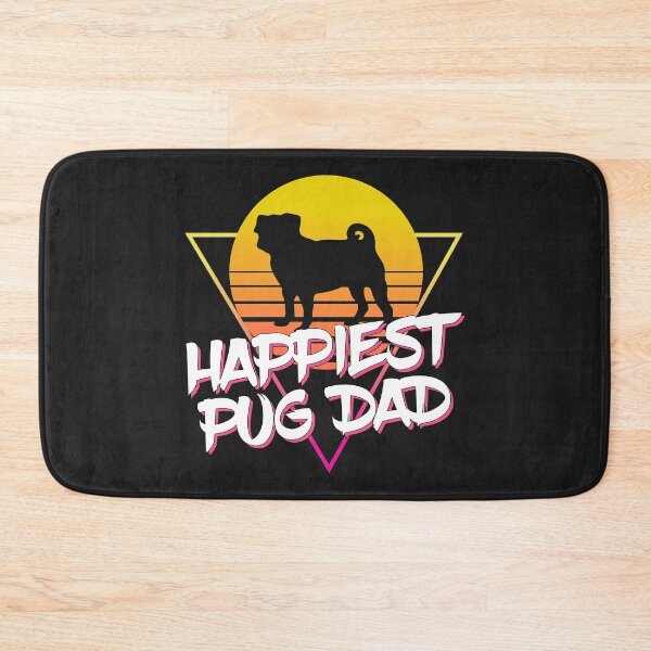 Item preview, Happiest Pug Dad Ever designed and sold by Pugstuff.