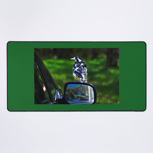 Item preview, Murray magpie on car mirror designed and sold by indiafrankk.
