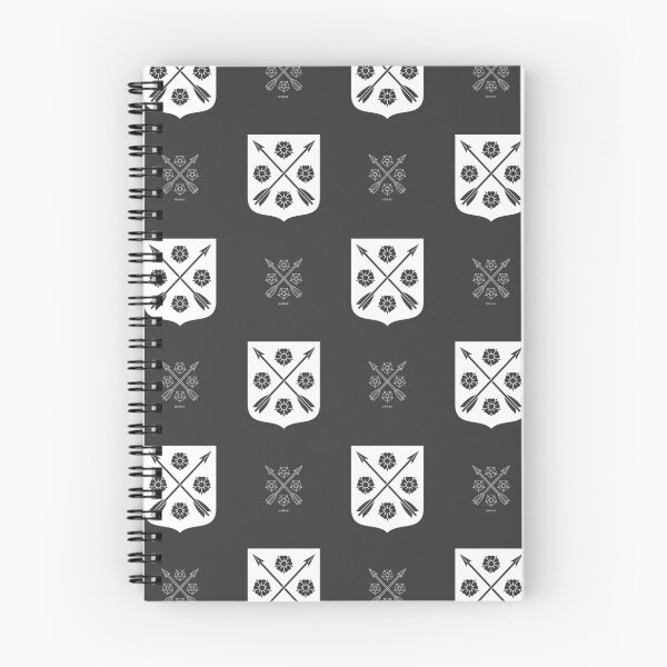Item preview, Närke Roses Arrows, Black and White Pattern (Sweden/ Svenska landskap) designed and sold by Landskapsbutiken .com.
