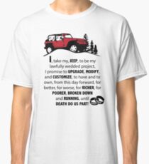Jeep Wedding Vows Classic T-Shirt