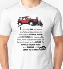 Jeep Wedding Vows Unisex T-Shirt