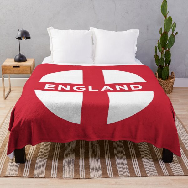 Item preview, England Flag Roundel with Text (On Red) designed and sold by STUDIO-72.