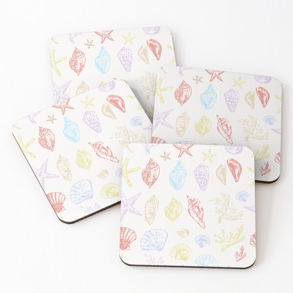 Item preview, Colorful seashell pattern designed and sold by bokasin.
