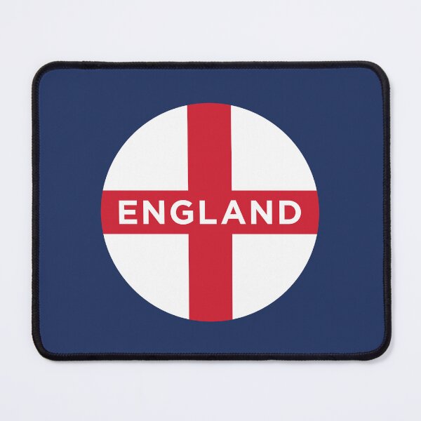 Item preview, England Flag Roundel with Text (On Blue) designed and sold by STUDIO-72.