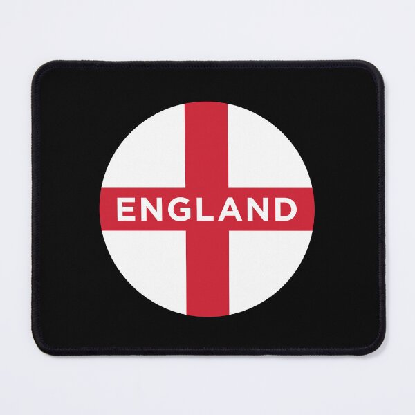 Item preview, England Flag Roundel with Text (On Black) designed and sold by STUDIO-72.