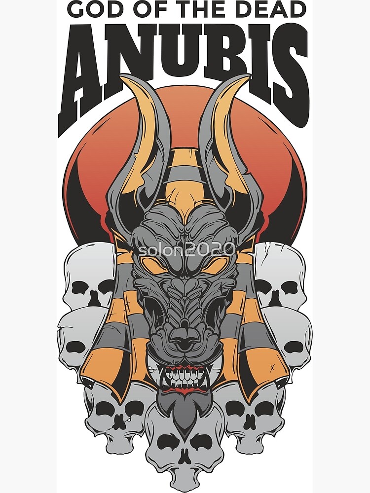 Anubis Egyptian God God Of Death Poster For Sale By Solon2020 Redbubble