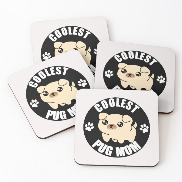 Item preview, Coolest Cute Pug Mom designed and sold by Pugstuff.