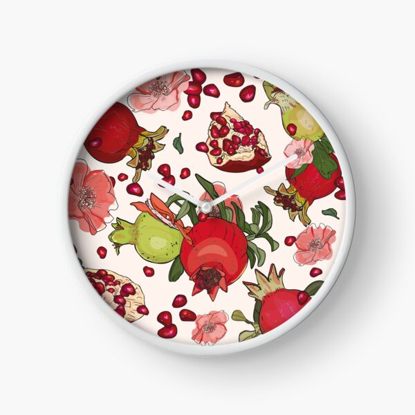 Item preview, Pattern print pomegranate, flowers. Illustration seamless in a branch of a pomegranate table  designed and sold by Anastasiia Yurevych.