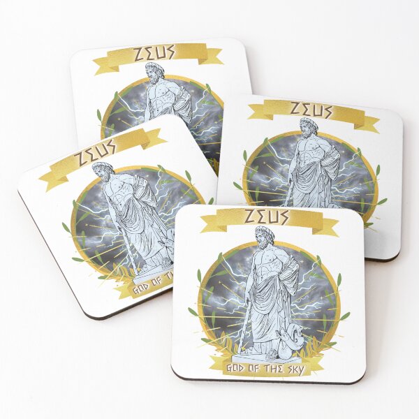 Item preview, Zeus god Greek mythology, lightning, gold designed and sold by Mirksaz-designs.